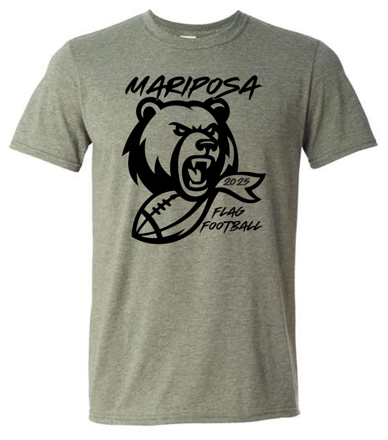 Military Green MCHS Flag Football Shirt
